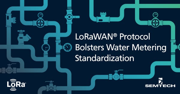 LoRaWAN®プロトコルが水道メーターの標準化を徹底